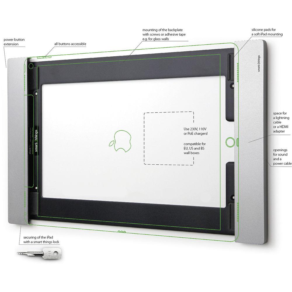 smart things solutions s13s sDock Fix Pro Wall Mount for iPad Pro 12.9"