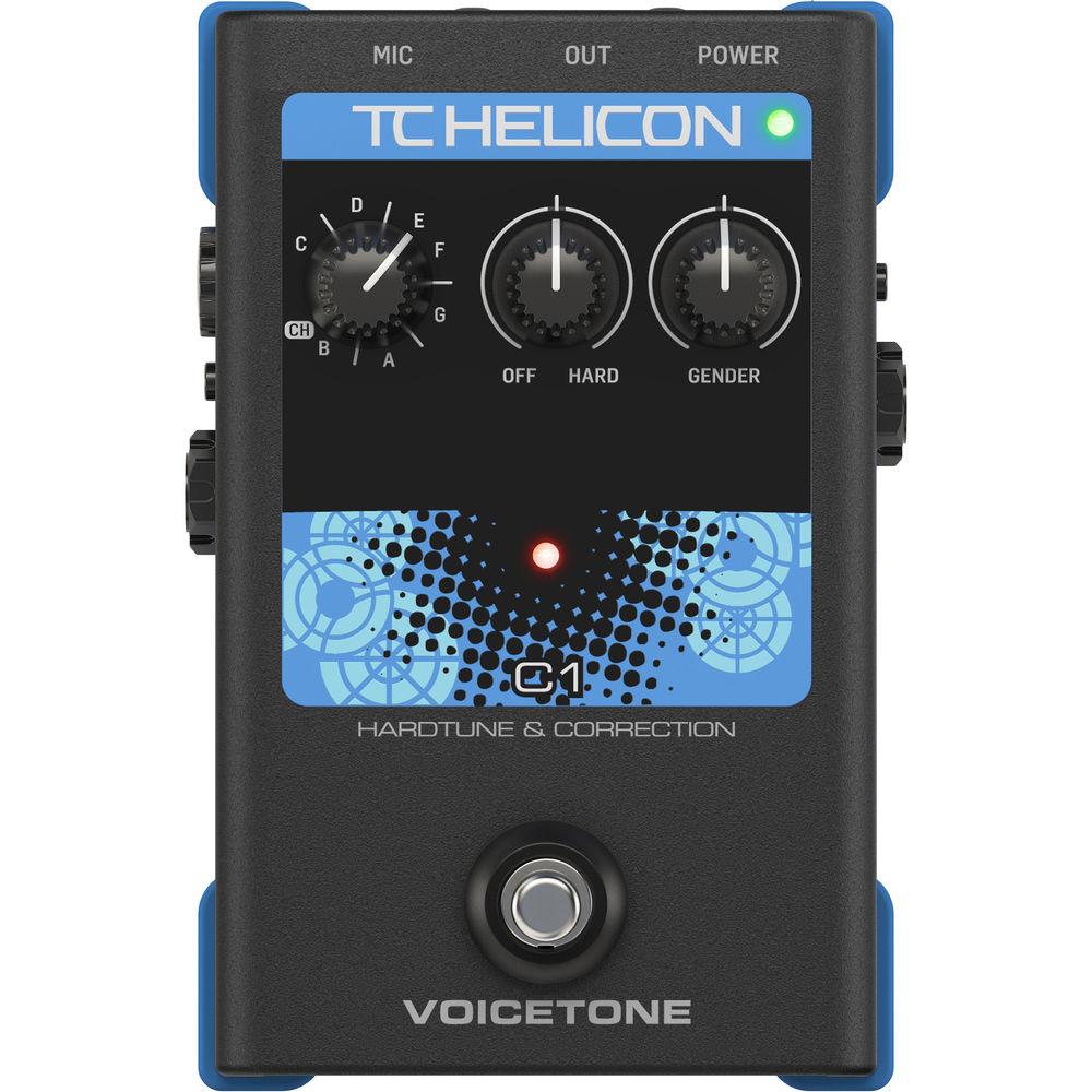 TC-Helicon VOICETONE C1 Stompbox Onstage Vocal Pitch Correction, TC-Helicon, VOICETONE, C1, Stompbox, Onstage, Vocal, Pitch, Correction