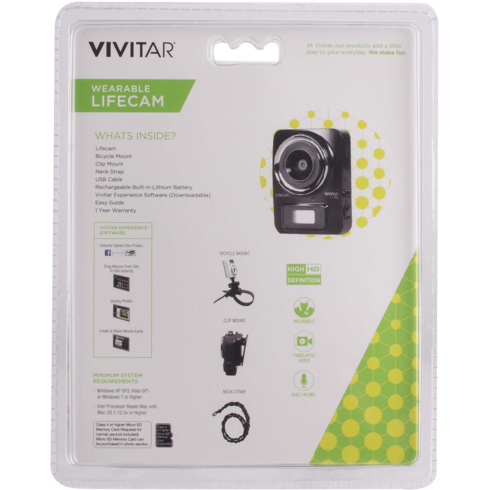 Vivitar DVR 906HD LifeCam Wearable Camcorder