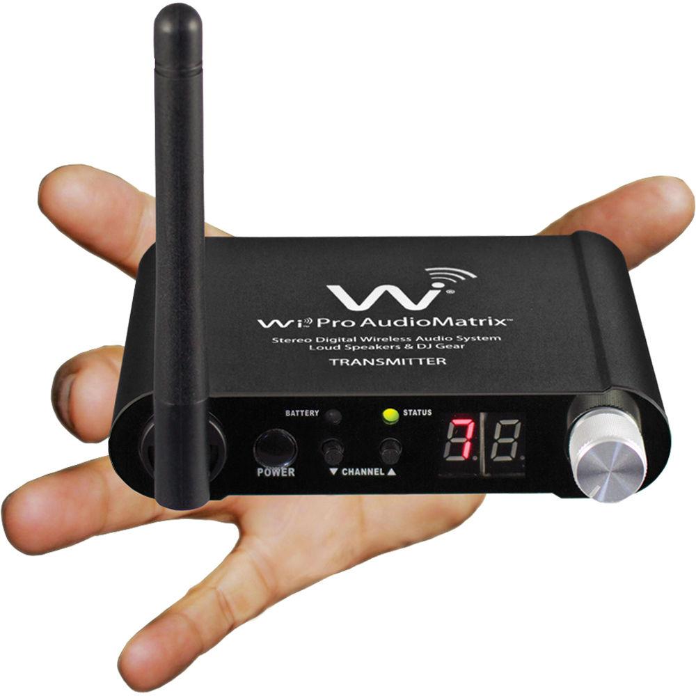 Wi Digital Wi Pro AudioMatrix X8 Portable 2.4 GHz Stereo Digital Multicast Wireless Audio System, Wi, Digital, Wi, Pro, AudioMatrix, X8, Portable, 2.4, GHz, Stereo, Digital, Multicast, Wireless, Audio, System