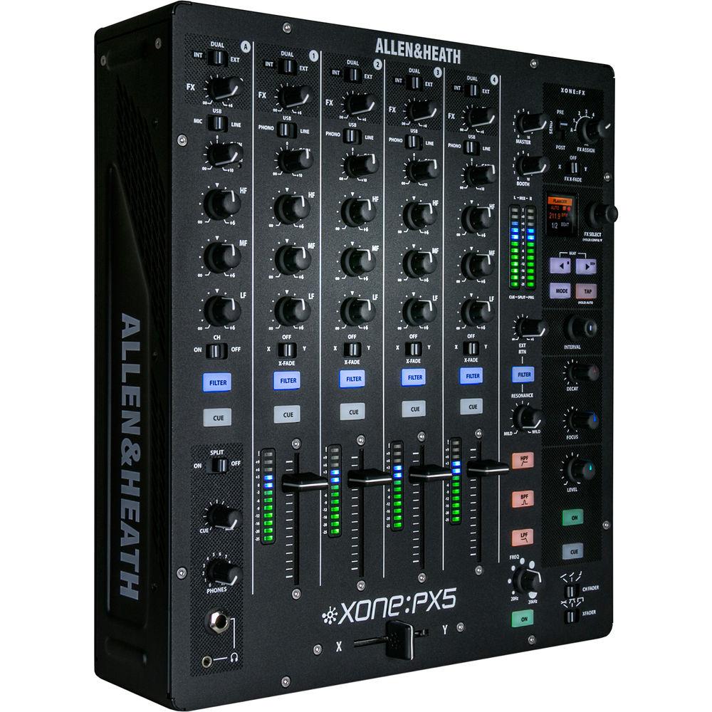 Allen & Heath XONE:PX5 - 4 1 Channel DJ Mixer with Soundcard