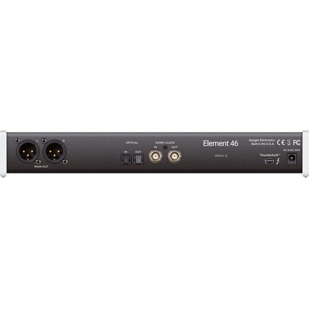 Apogee Electronics Element 46 12x14 Thunderbolt Audio I O Box for Mac