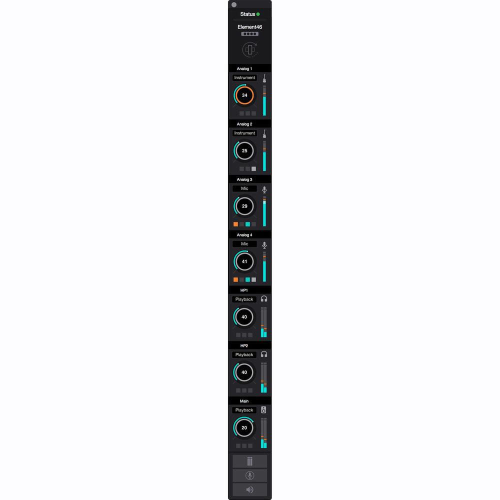 Apogee Electronics Element 46 12x14 Thunderbolt Audio I O Box for Mac