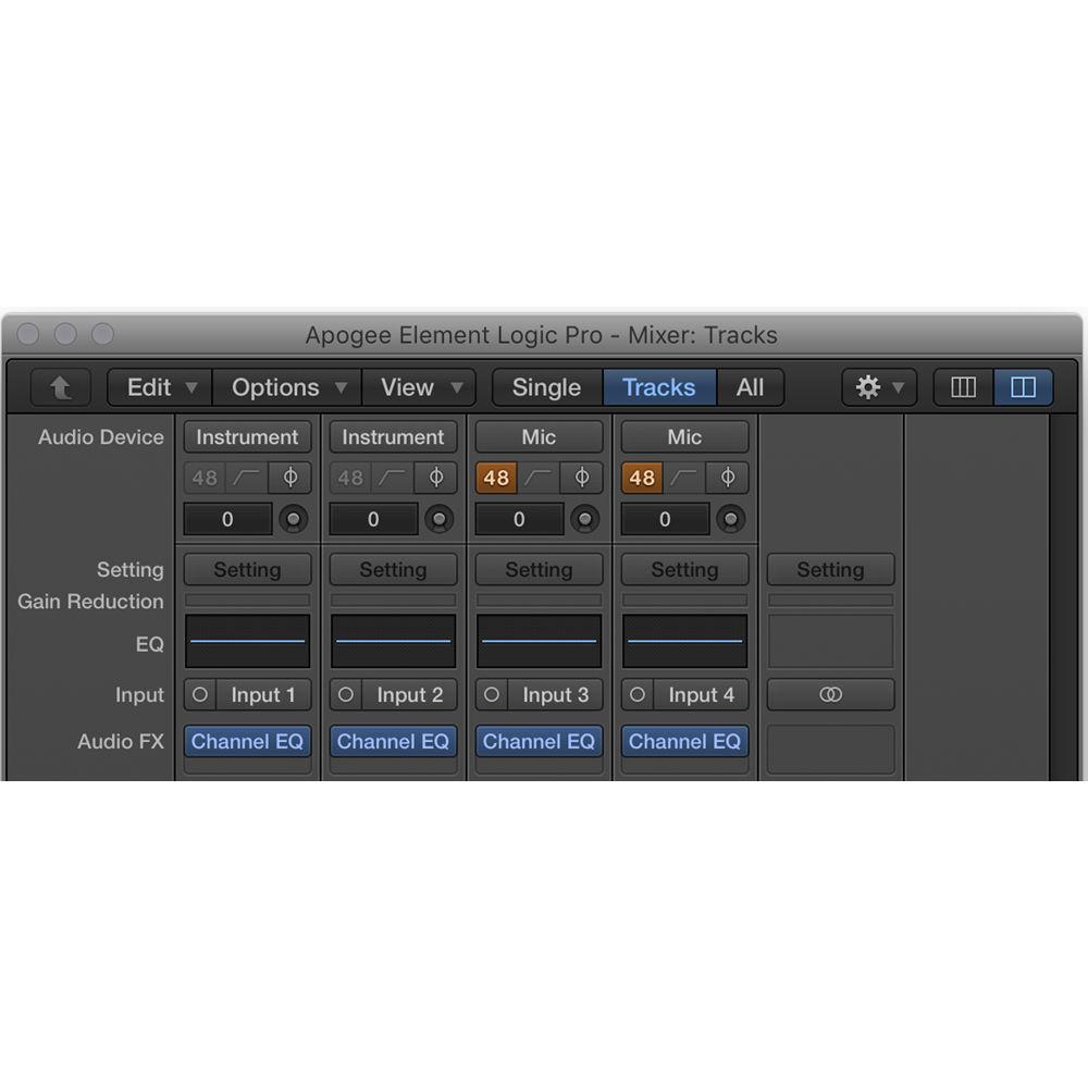 Apogee Electronics Element 46 12x14 Thunderbolt Audio I O Box for Mac