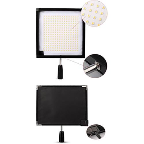 Bescor FM256 Flexible Bi-Color LED Light Mat with Swivel Ball Mount