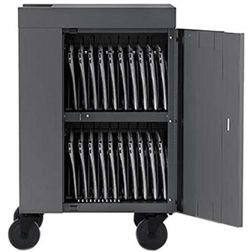 Bretford 20-Device AC Charging Cart with 90-Degree Outlets