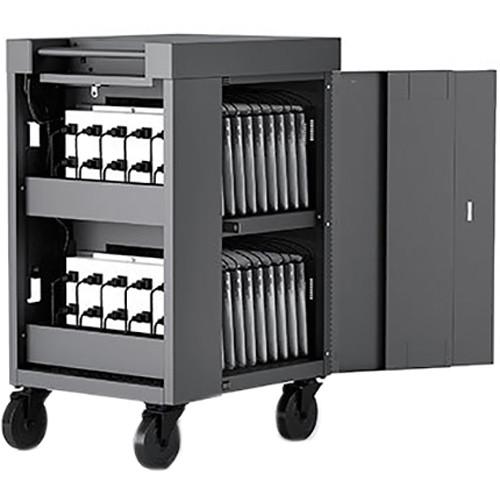 Bretford 20-Device AC Charging Cart with 90-Degree Outlets