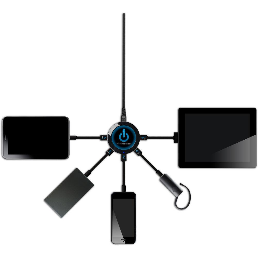 ChargeHub X5 5-Port Round USB Charging Station