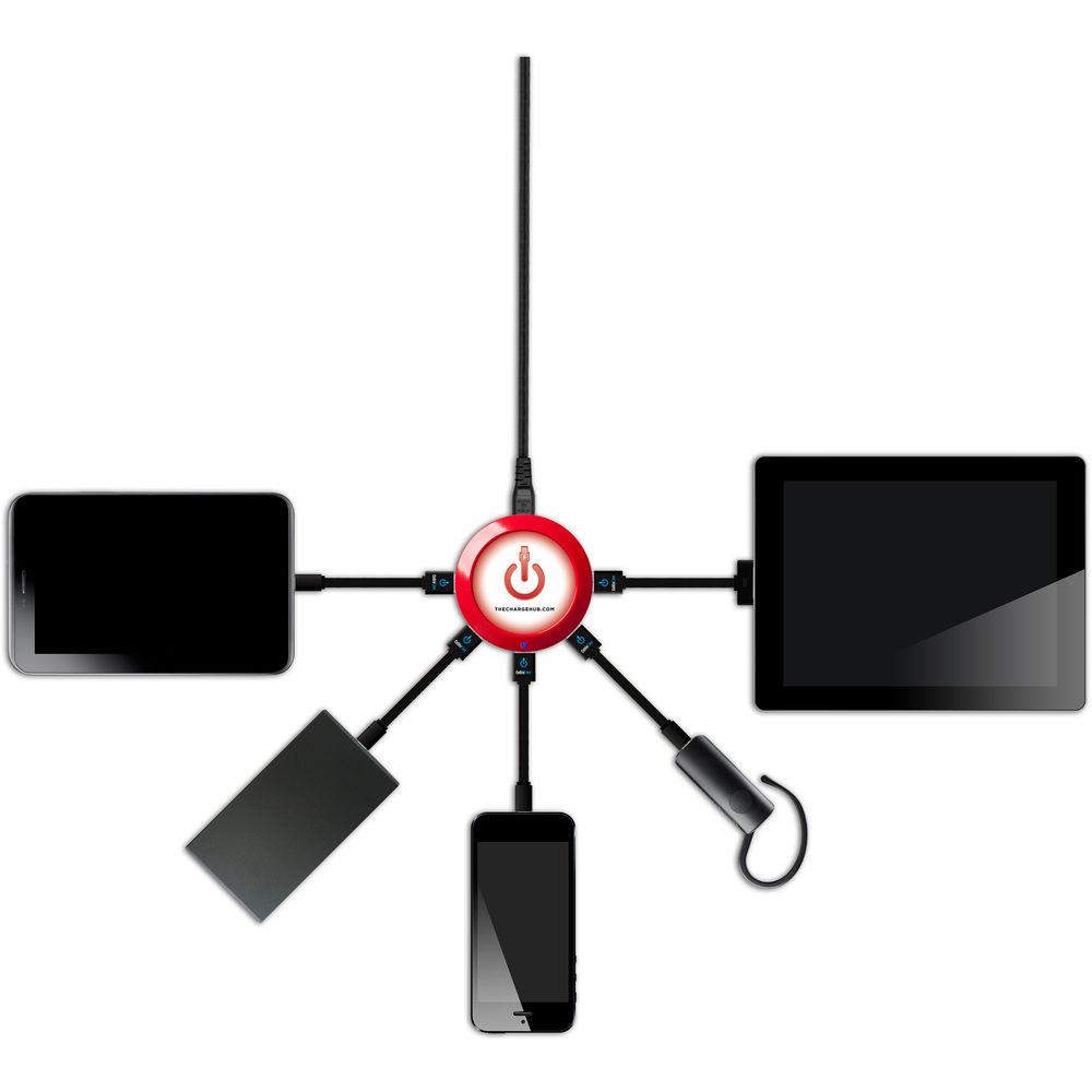ChargeHub X5 5-Port Round USB Charging Station