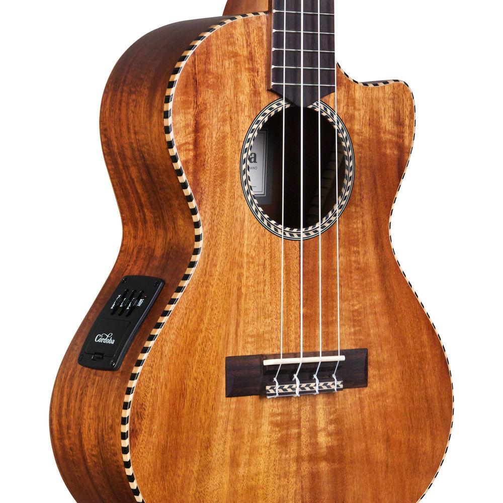 Cordoba 25T-CE 25 Series Tenor Acoustic Electric Ukulele