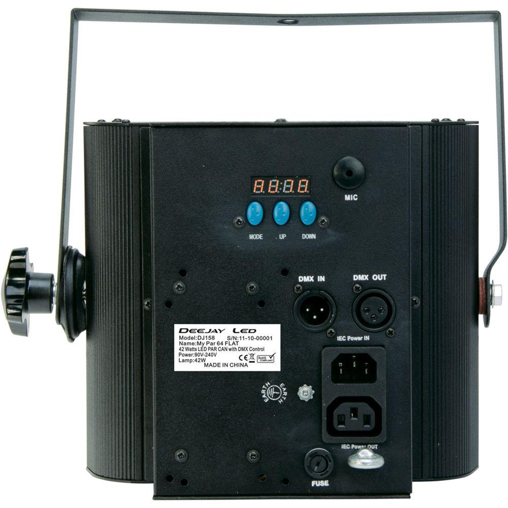 DeeJay LED 42W LED Par Can Fixture with DMX Control