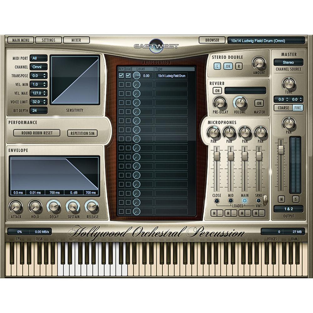 EastWest Hollywood Orchestra Silver Edition - Virtual Instrument
