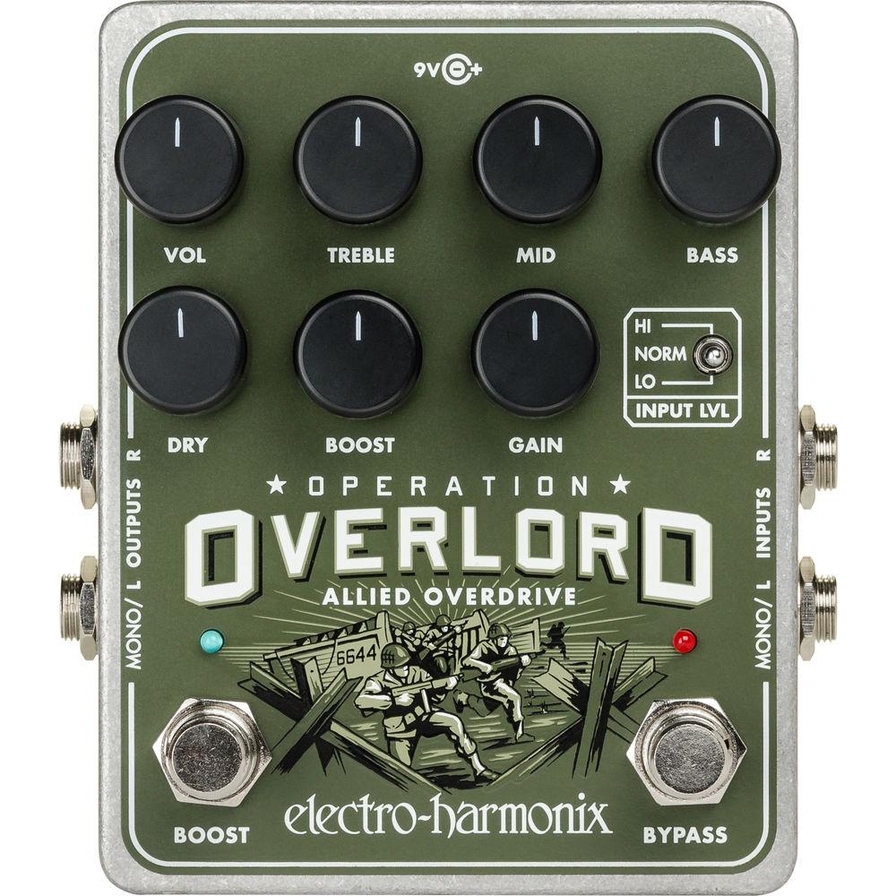 Electro-Harmonix Operation Overlord - Stereo Multi-Instrumental Overdrive Pedal