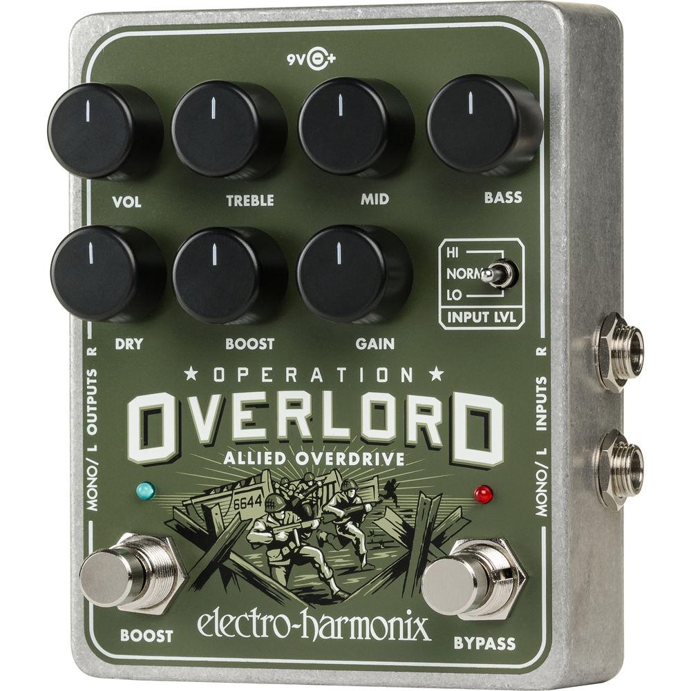 Electro-Harmonix Operation Overlord - Stereo Multi-Instrumental Overdrive Pedal