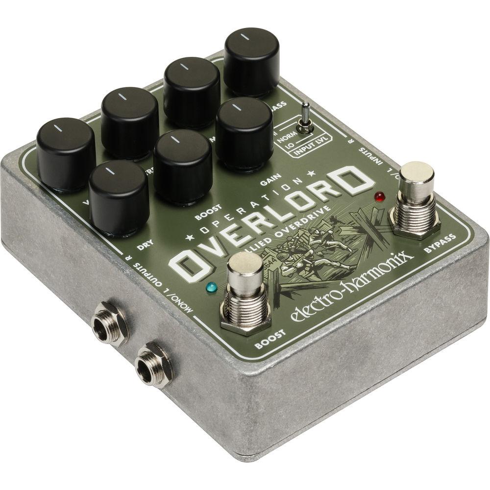 Electro-Harmonix Operation Overlord - Stereo Multi-Instrumental Overdrive Pedal