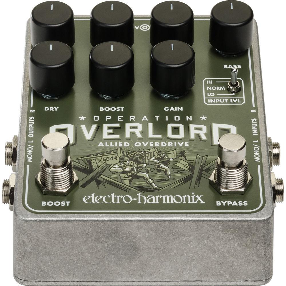 Electro-Harmonix Operation Overlord - Stereo Multi-Instrumental Overdrive Pedal