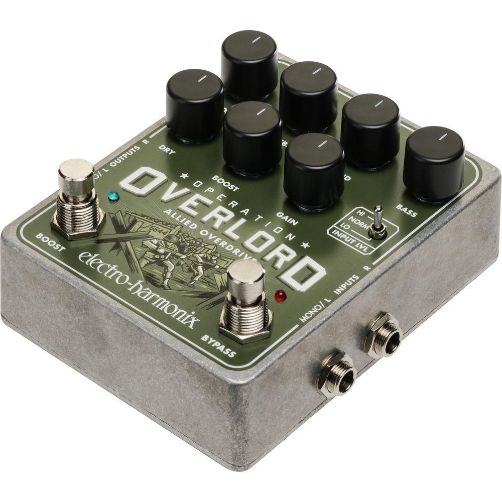 Electro-Harmonix Operation Overlord - Stereo Multi-Instrumental Overdrive Pedal