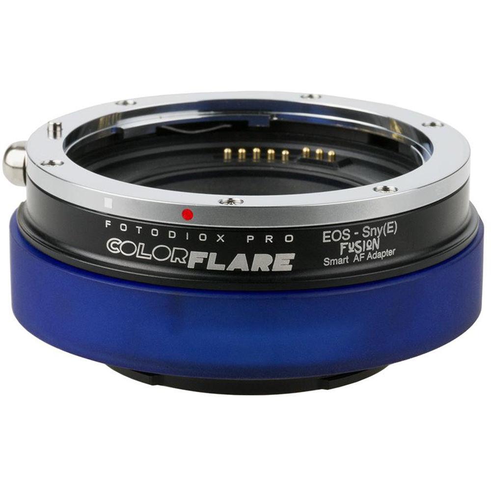 FotodioX ArtFX ColorFlare FUSION Smart AF Adapter for Canon EF EF-S Lens to Sony E-Mount Camera