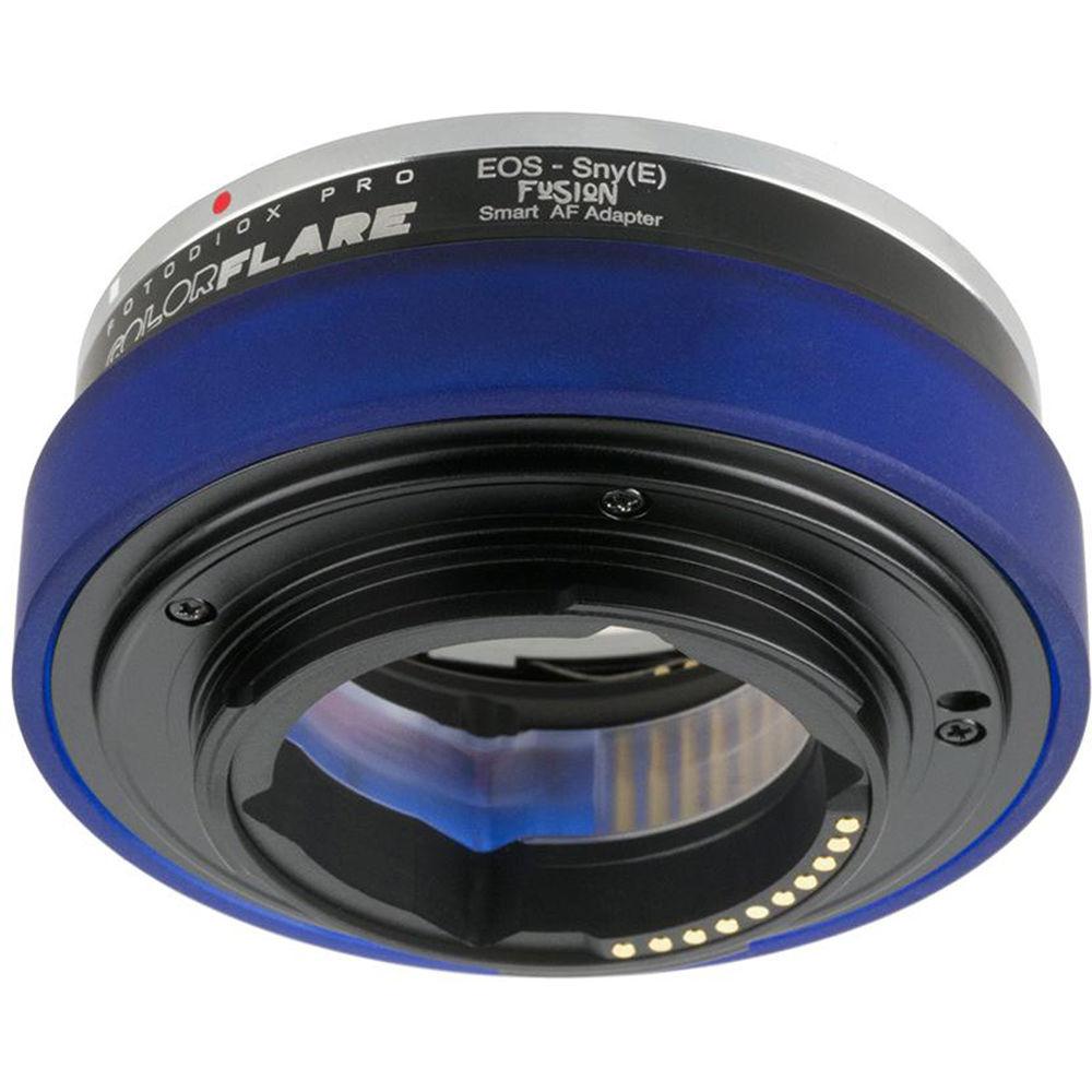 FotodioX ArtFX ColorFlare FUSION Smart AF Adapter for Canon EF EF-S Lens to Sony E-Mount Camera