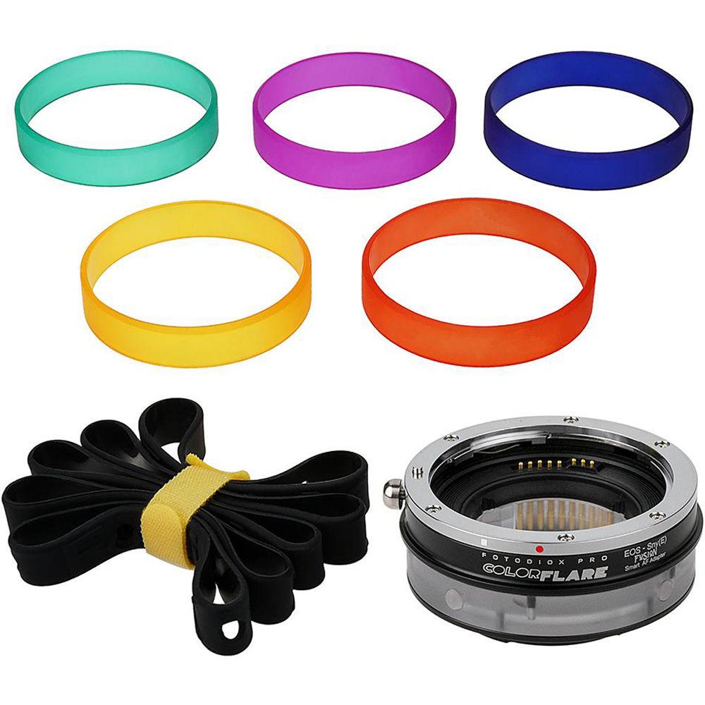 FotodioX ArtFX ColorFlare FUSION Smart AF Adapter for Canon EF EF-S Lens to Sony E-Mount Camera