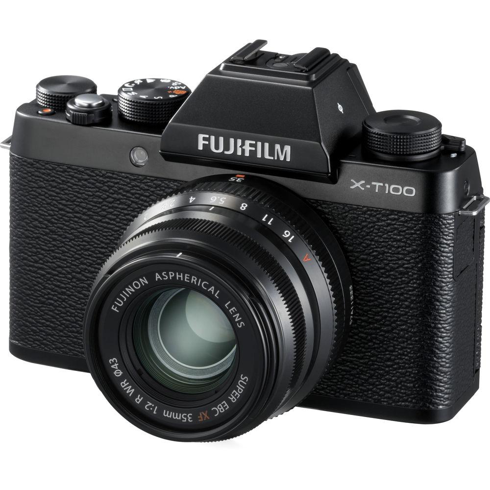 FUJIFILM X-T100 Mirrorless Digital Camera - Open Box