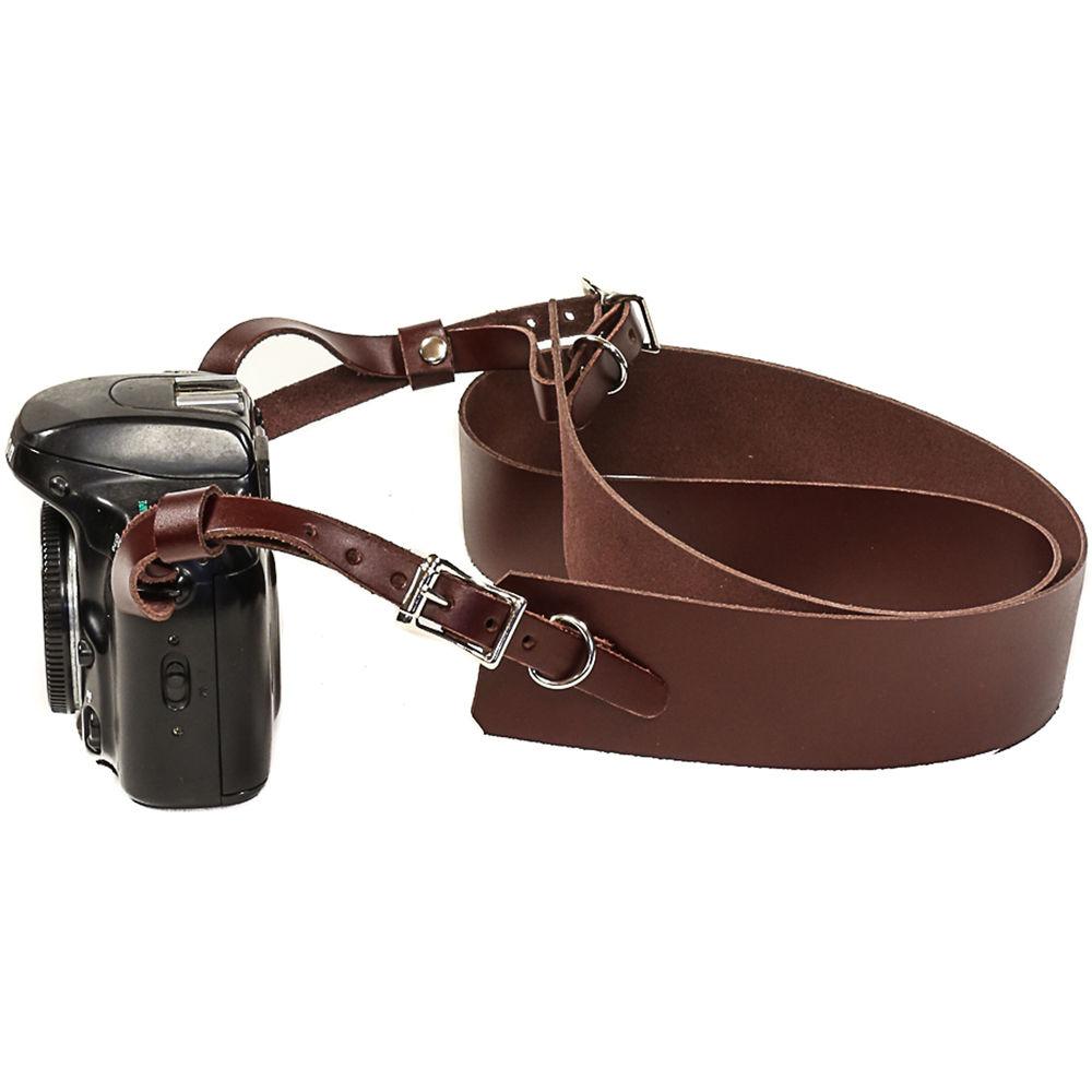 Funk Plus 1.75" Wide Leather Camera Strap with 0.5" Buckle