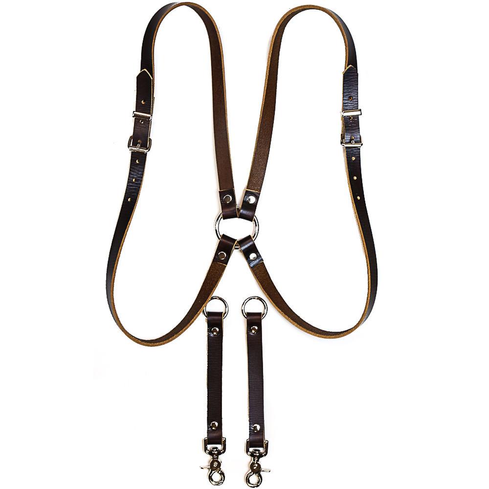 Funk Plus Skinny Ring Back Dual-Camera Cowhide Leather Harness
