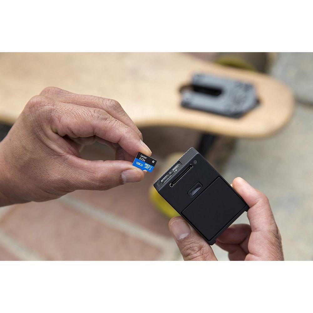 Lexar 128GB High-Performance 633x UHS-I microSDXC Memory Card with SD Adapter