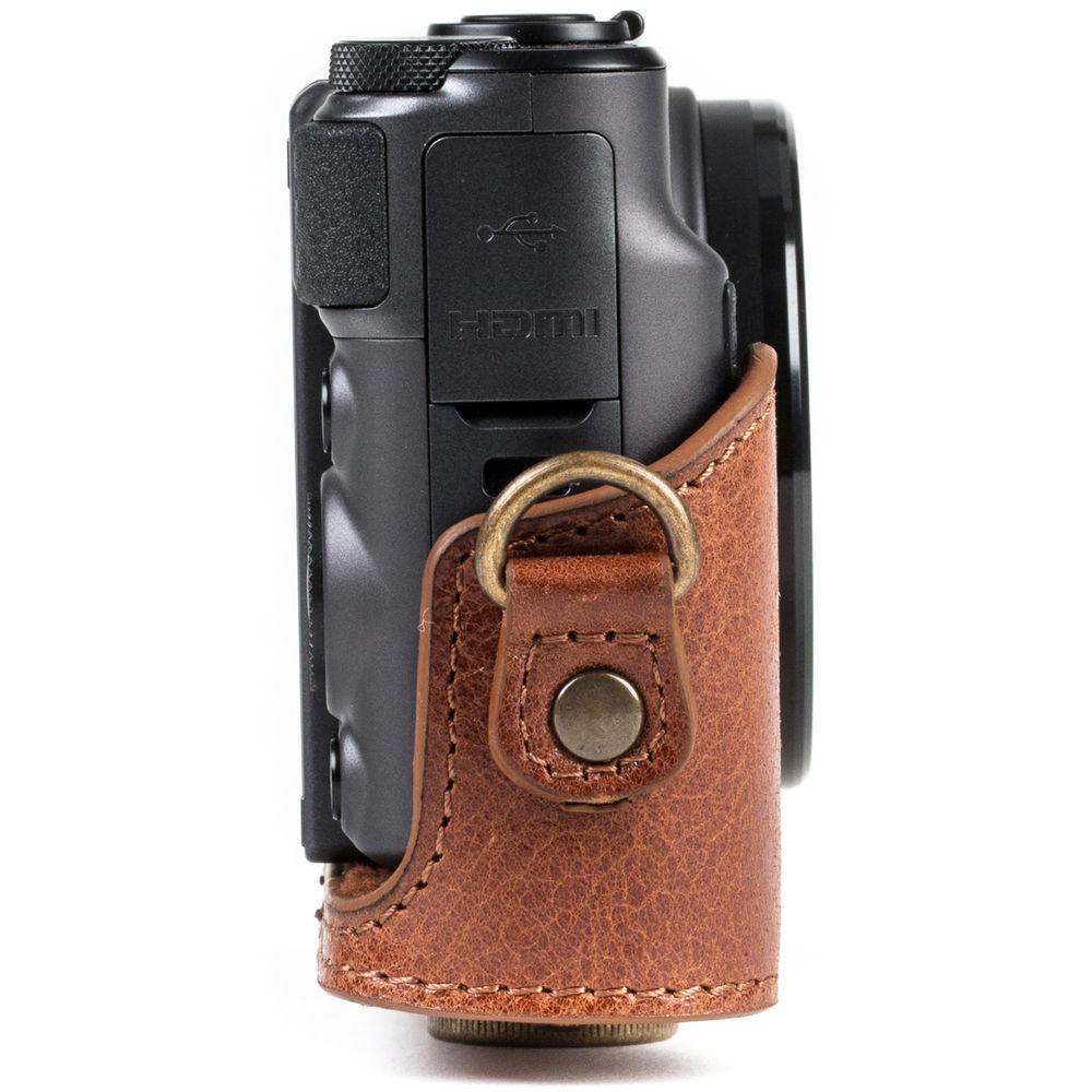 MegaGear Ever Ready Leather Camera Case for Canon PowerShot SX730 HS