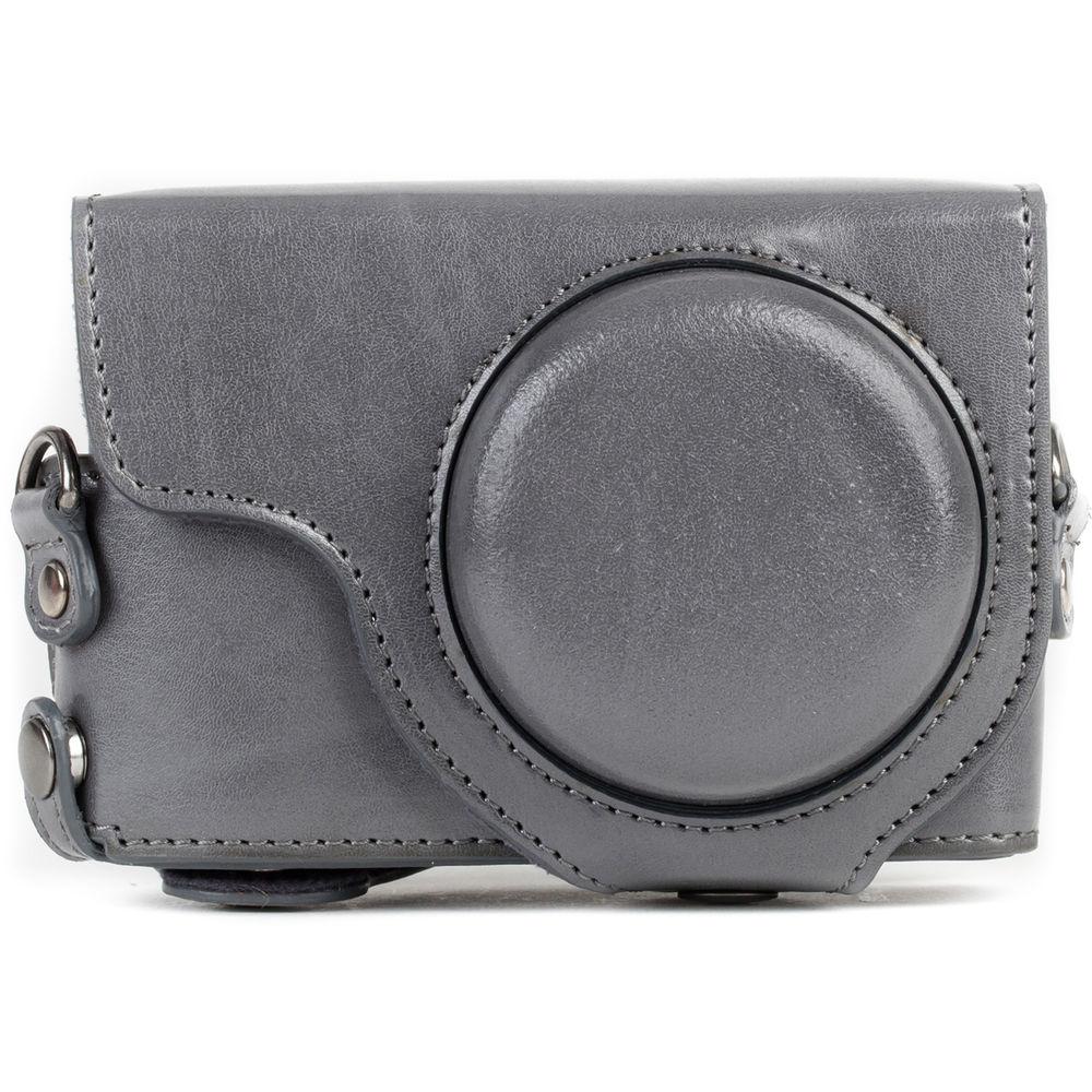 MegaGear Ever Ready Leather Camera Case for Panasonic LUMIX DC-ZS70 or DC-TZ90