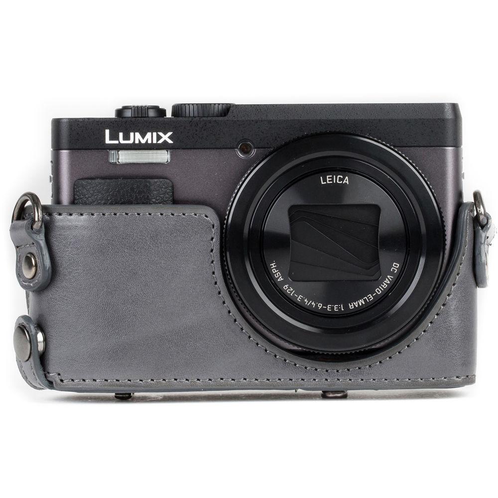 MegaGear Ever Ready Leather Camera Case for Panasonic LUMIX DC-ZS70 or DC-TZ90