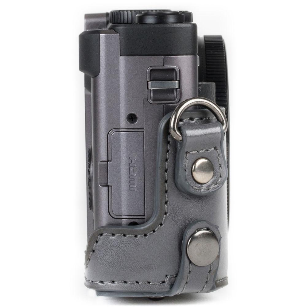 MegaGear Ever Ready Leather Camera Case for Panasonic LUMIX DC-ZS70 or DC-TZ90