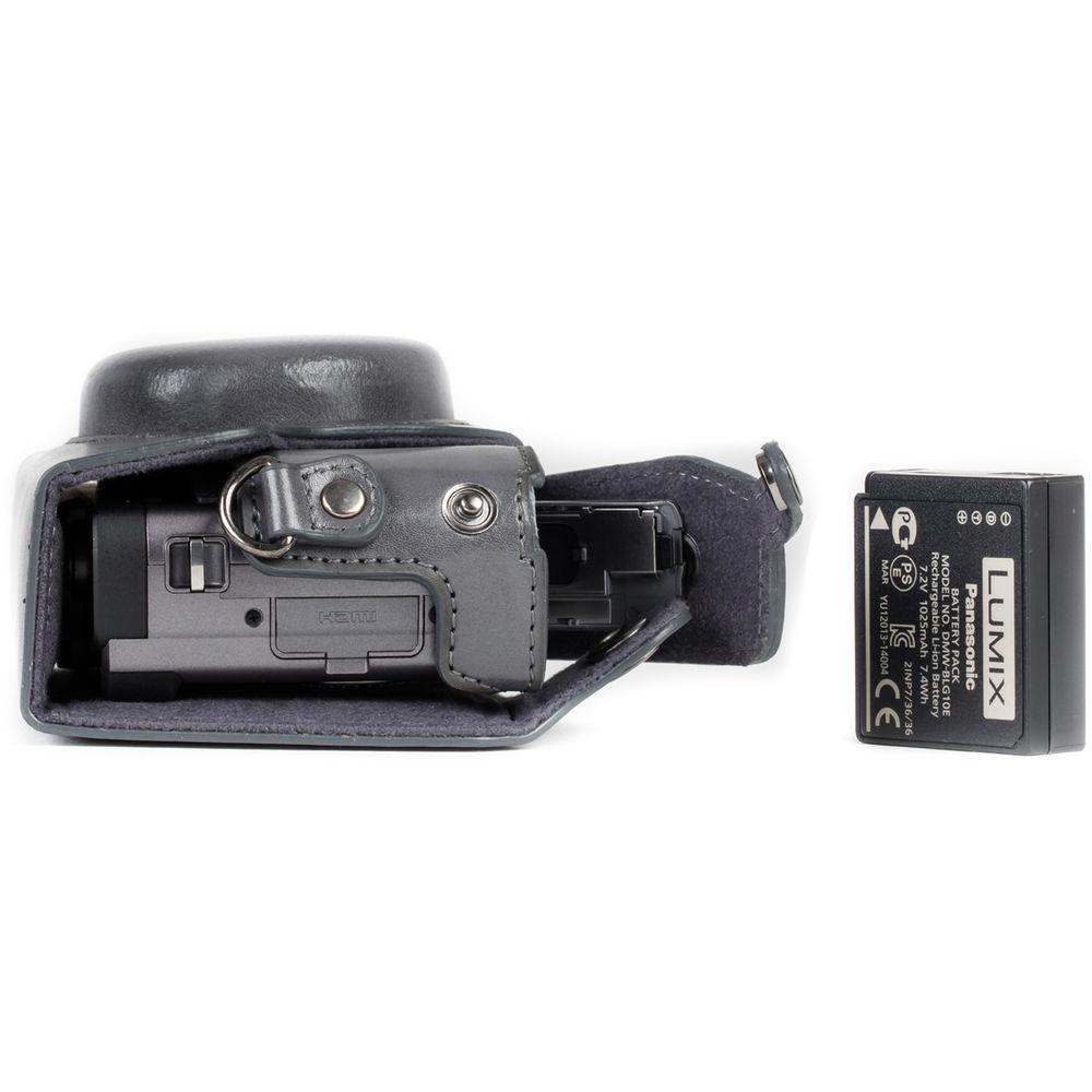 MegaGear Ever Ready Leather Camera Case for Panasonic LUMIX DC-ZS70 or DC-TZ90