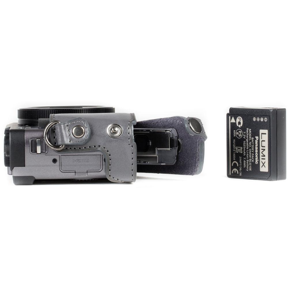 MegaGear Ever Ready Leather Camera Case for Panasonic LUMIX DC-ZS70 or DC-TZ90