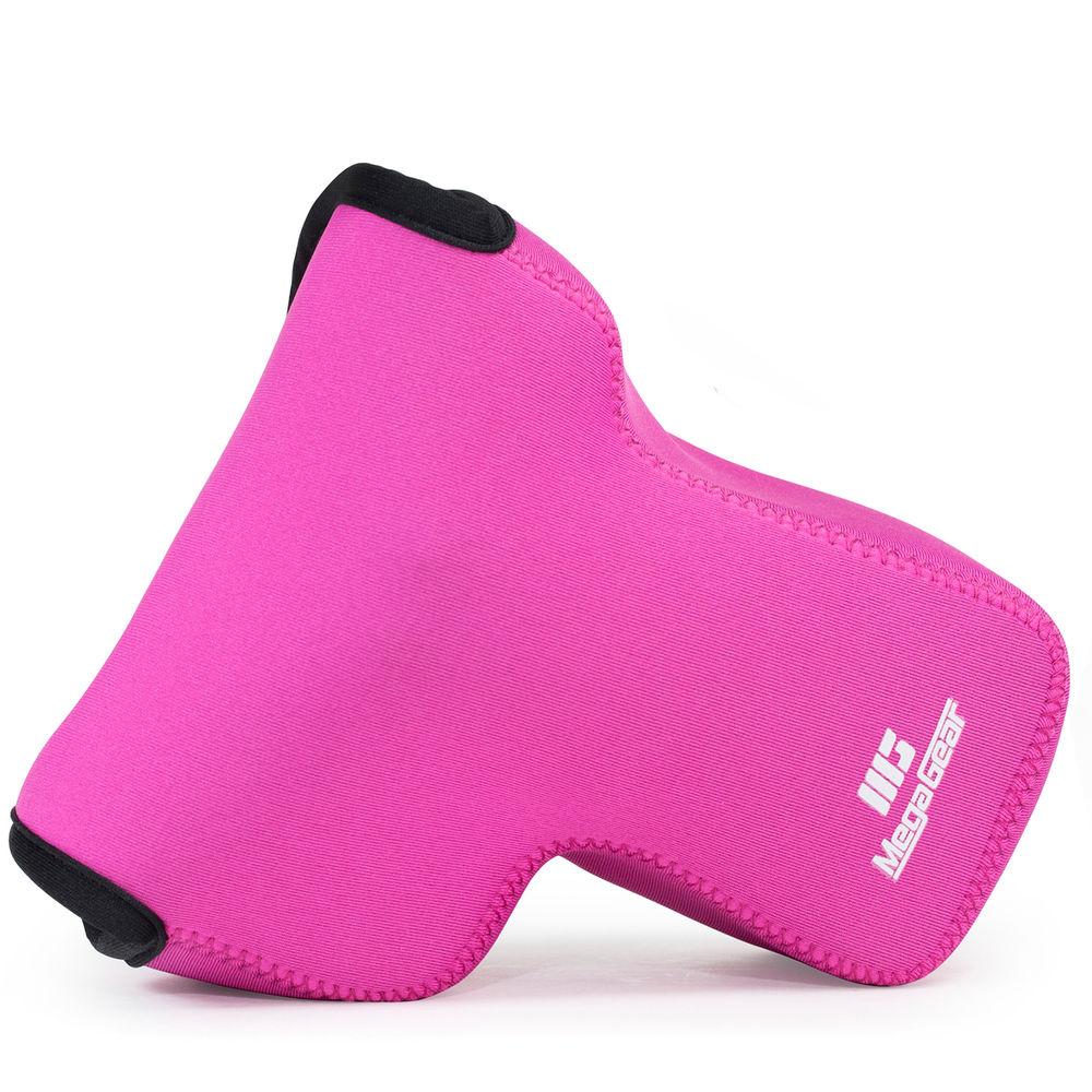 MegaGear Ultra-Light Neoprene Camera Case with Carabiner for Lumix DC-GH5 14-140mm