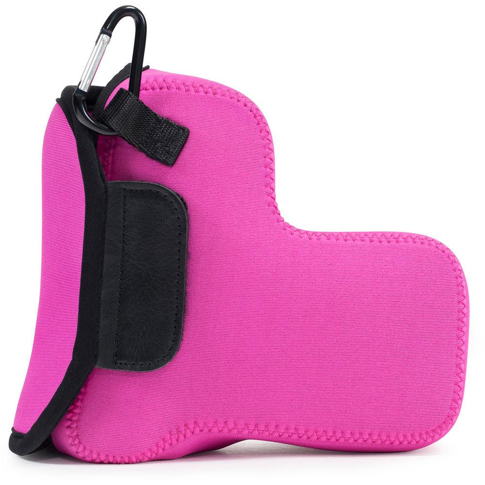 MegaGear Ultra-Light Neoprene Camera Case with Carabiner for Lumix DC-GH5 14-140mm