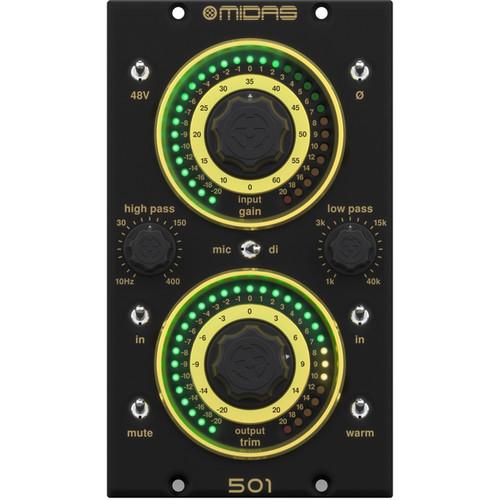Midas 501 High-Performance 500 Series Microphone Preamplifier