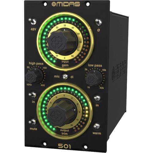 Midas 501 High-Performance 500 Series Microphone Preamplifier
