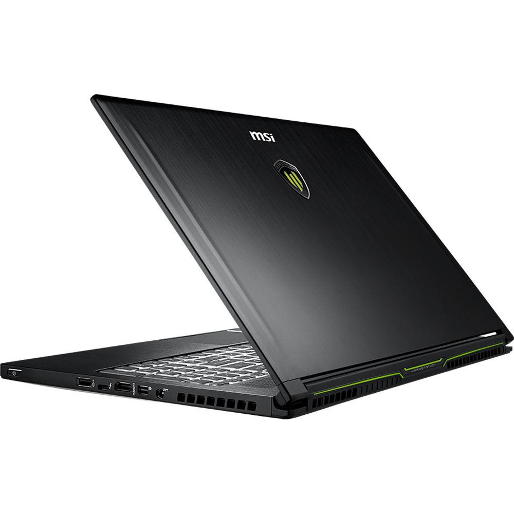 MSI 15.6" WS63 8SJ-019 Mobile Workstation