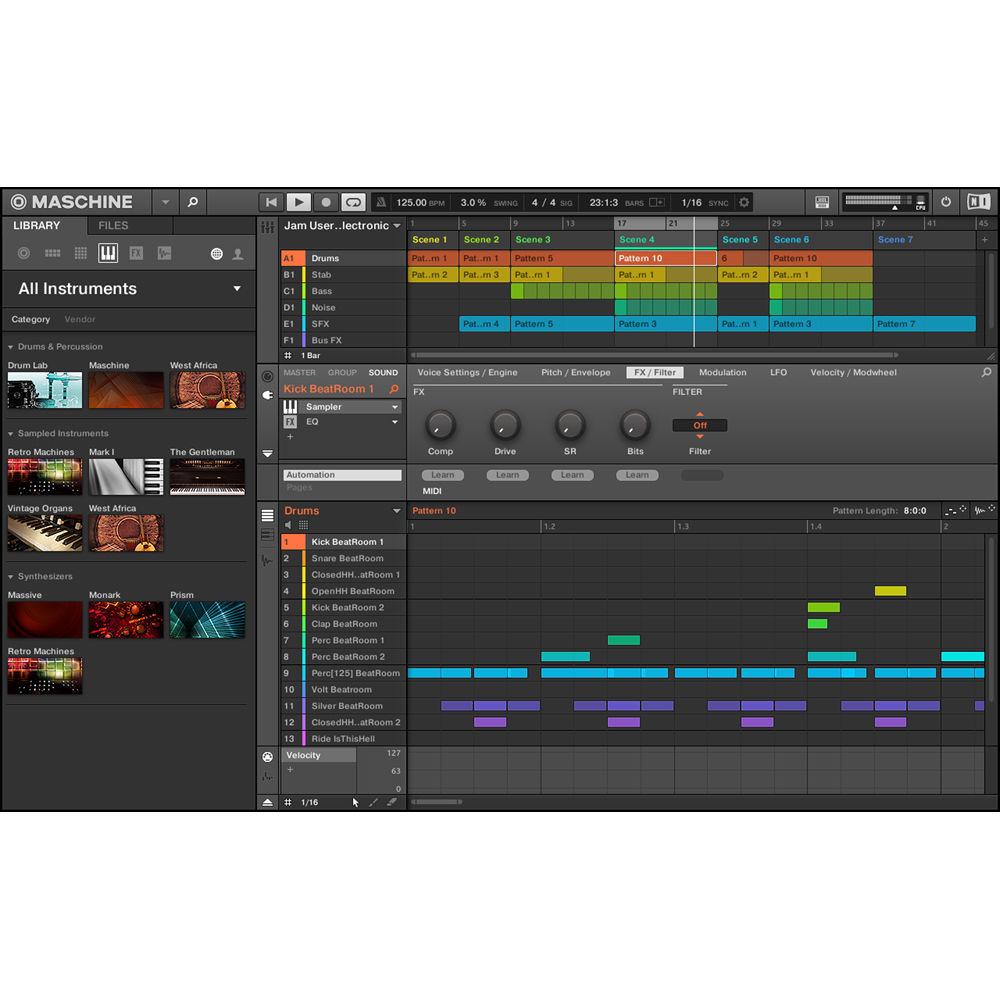 Native Instruments Maschine Jam Production and Performance System