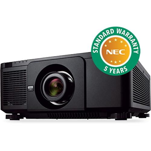 NEC 10,000-Lumen WQXGA Professional Laser Projector with Lens