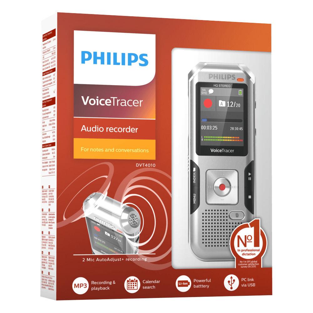 Philips DVT4010 VoiceTracer Digital Voice Recorder, Philips, DVT4010, VoiceTracer, Digital, Voice, Recorder