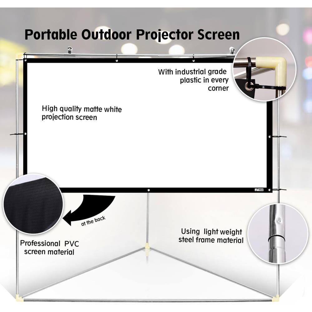 Pyle Pro Portable Outdoor Projector Screen