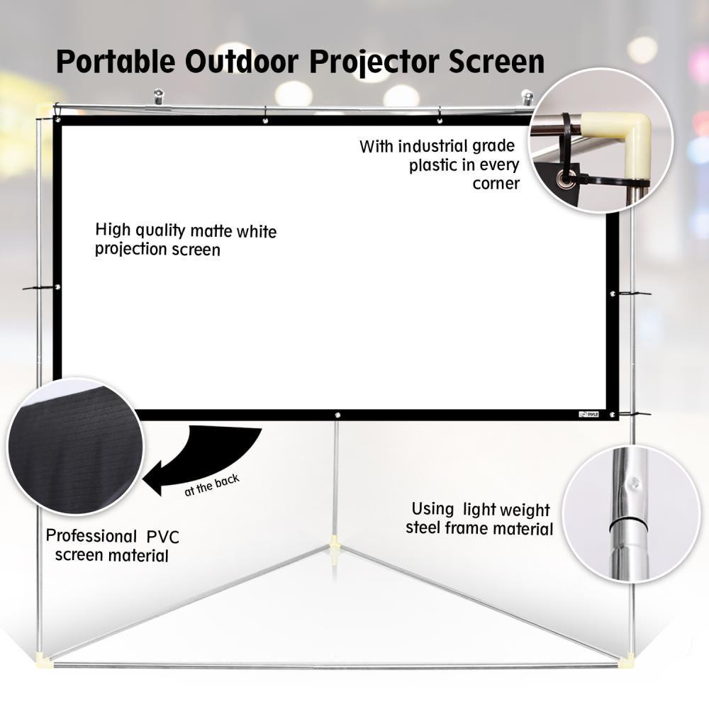 Pyle Pro Portable Outdoor Projector Screen