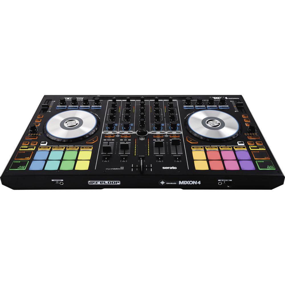 Reloop MIXON 4 DJ Controller for Serato DJ and Algoriddim djay Software
