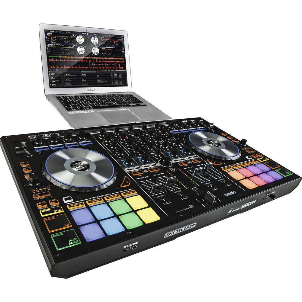 Reloop MIXON 4 DJ Controller for Serato DJ and Algoriddim djay Software