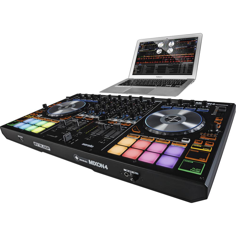 Reloop MIXON 4 DJ Controller for Serato DJ and Algoriddim djay Software
