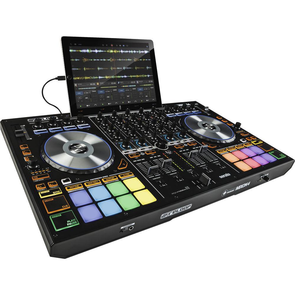 Reloop MIXON 4 DJ Controller for Serato DJ and Algoriddim djay Software