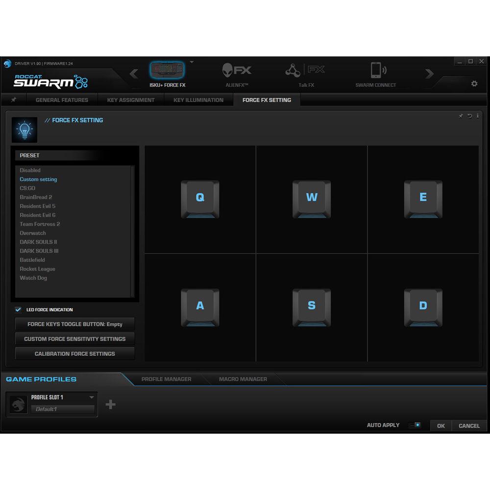 ROCCAT Isku Force FX Gaming Keyboard