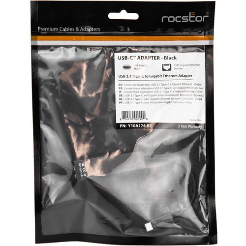 Rocstor USB-C to Gigabit Network Adapter
